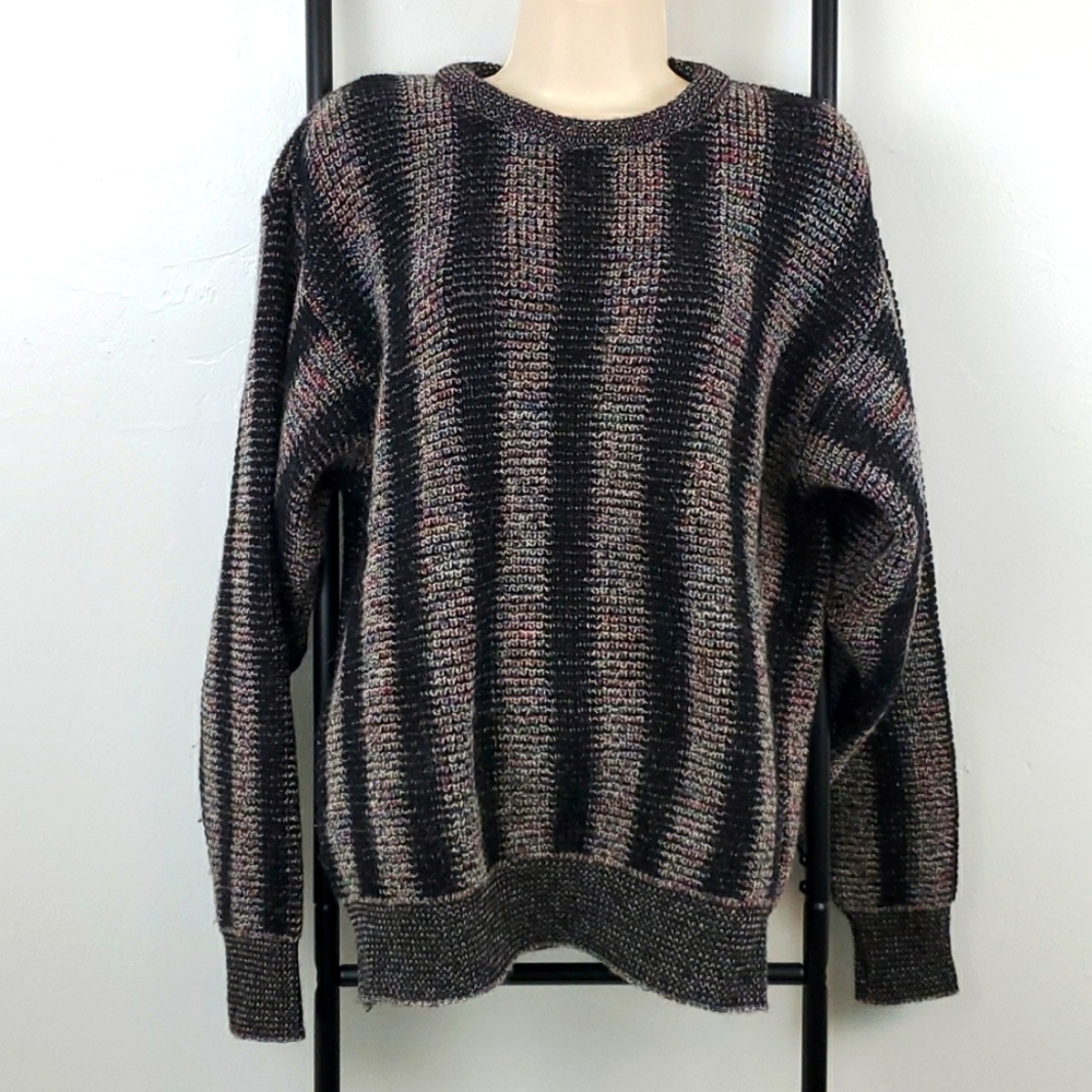 Vintage JHane Barnes Men’s Alpaca Sweater Size M Cozy Y2K Knit